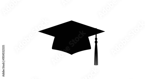 Graduation Cap with Tassel Detail.