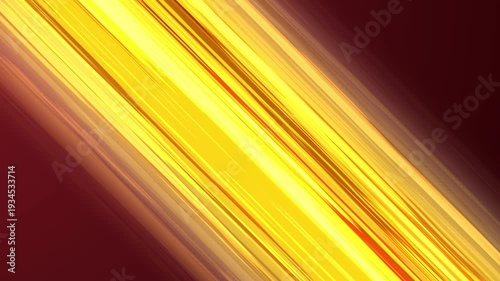 Yellow diagonal anime style speed lines abstract background with fast motion effect