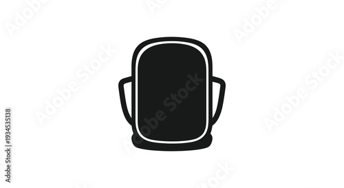 A stark black silhouette of a vintage diving helmet evoking exploration and deep sea adventure silhouette high quality professional