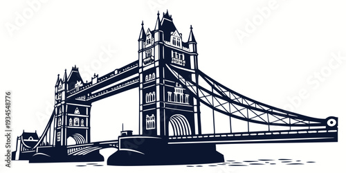 Iconic tower bridge spanning the river thames in london england