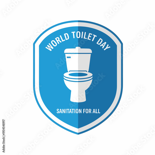 World Toilet Day Logo Toilet Icon.