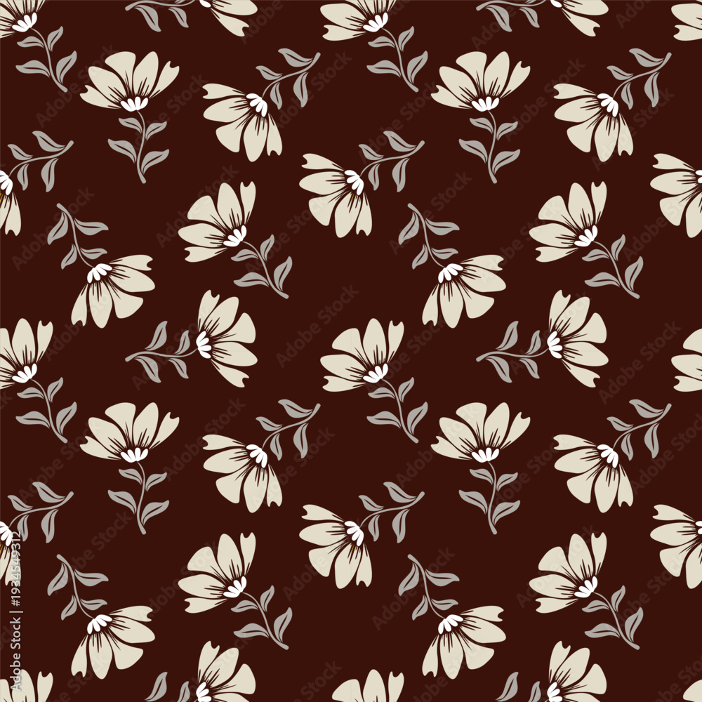 Fototapeta premium seamless floral pattern