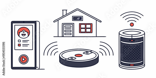 Smart home security system with interconnected devices for enhanced protection