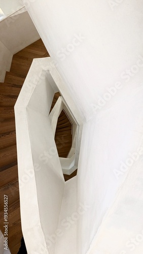 Obraz na plátně interior of staircase in Gaudi house