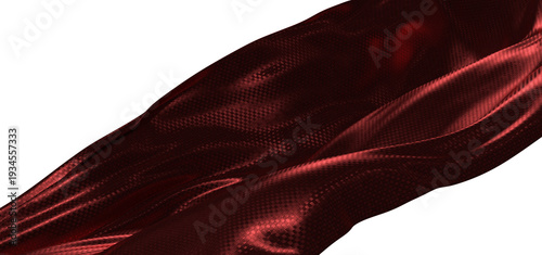 Close up shot of a burgundy...