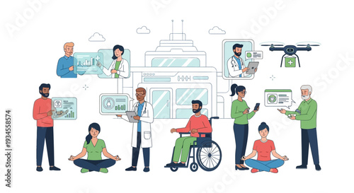 Digital Healthcare Ecosystem: Telemedicine, Remote Patient Monitoring, Wellness & Modern Medical Technology