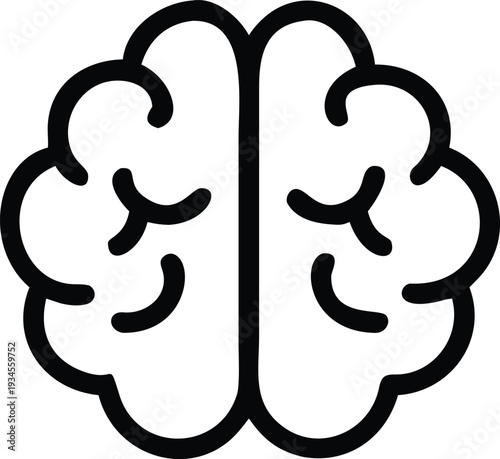 motivational including brain focus icon