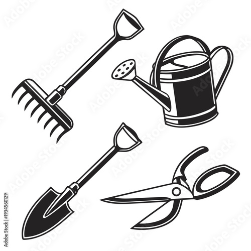 Gardening tools for yard work and plant care