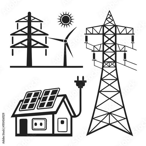 Renewable energy sources and power transmission infrastructure