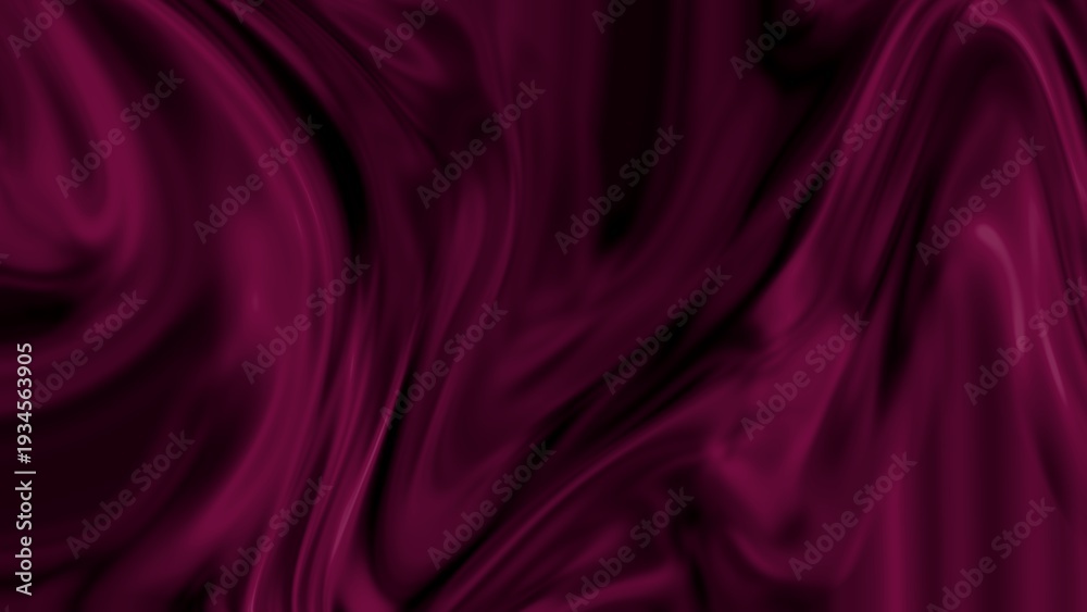 Fototapeta premium Dark purple plum liquid abstract background glossy smooth waves texture