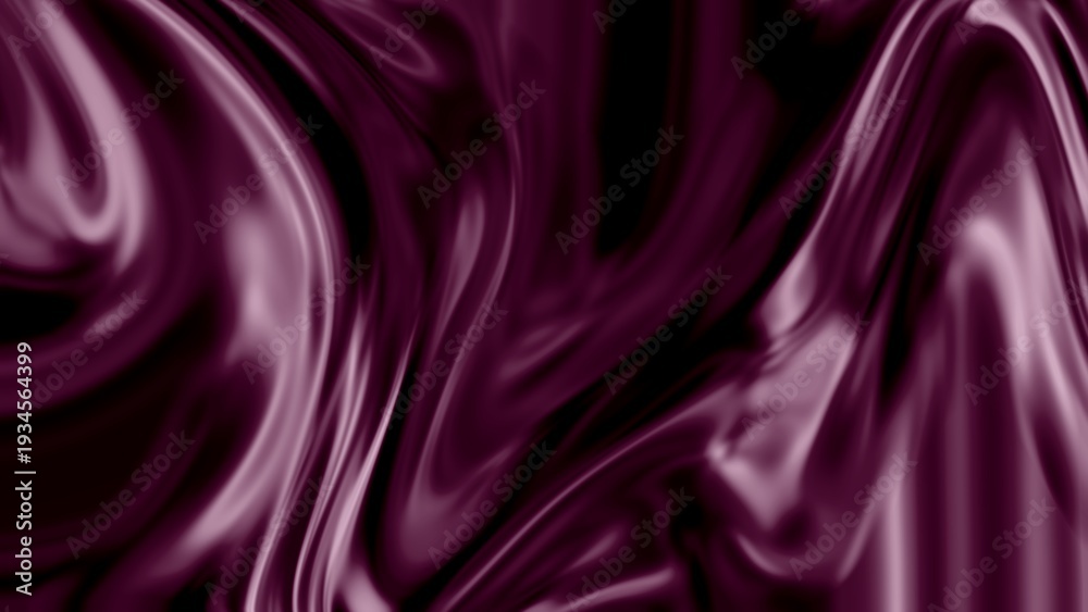 Obraz premium Dark plum liquid marble abstract background glossy smooth waves texture