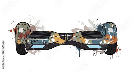 Graffiti Hoverboard Self Balancing Scooter