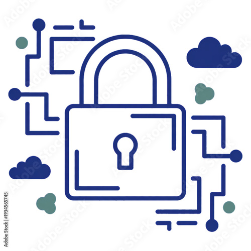 A cloud computing security concept represents the protection of data, applications, and infrastructure in cloud environments.