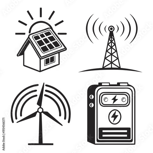 Renewable energy sources and communication technology