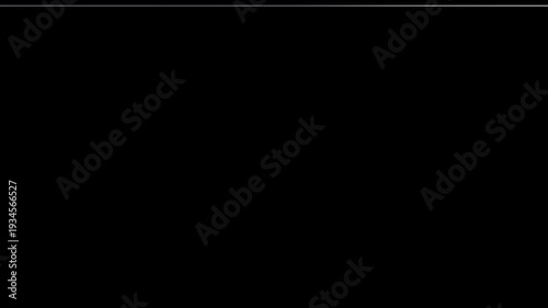 opening horizontal aluminum blinds isolated on a transparent background, motion design texture decoration with alpha channel, green screen overlay