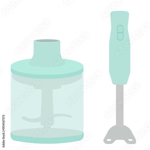 ハンドブレンダーのイラスト