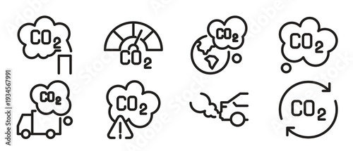 set line icon co