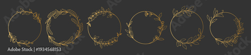 Set of elegant design elements for decorative vector illustration