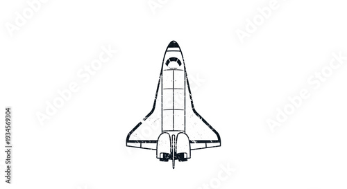 Space shuttle illustration
