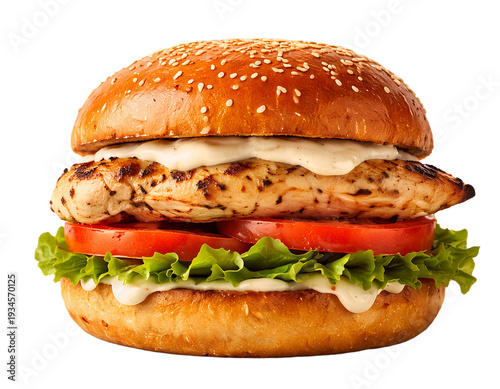 Chicken burger.