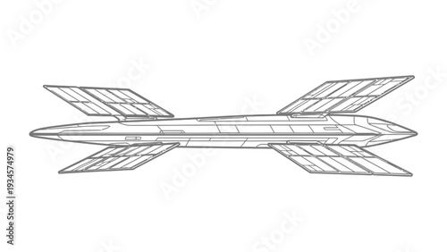 Futuristic Solar Powered Vehicle Blueprint: An intricate blueprint showcases a sleek, innovative vehicle design, powered by solar energy, representing the future of eco-friendly transport. 