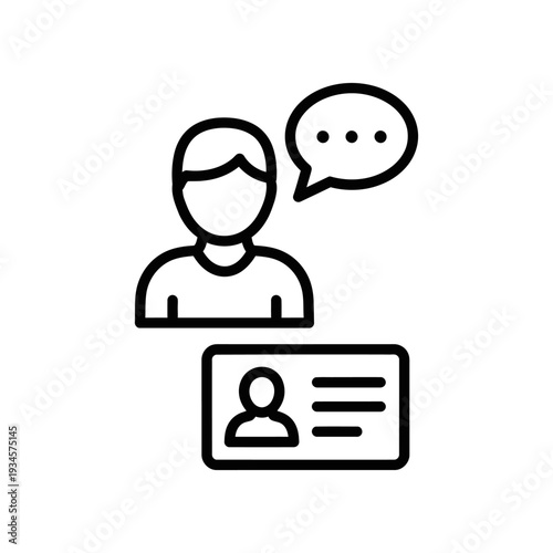 Business woman thinking with gender equality symbol concept flat icon