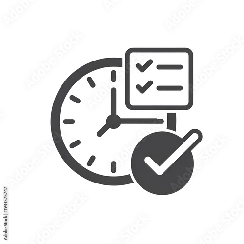 Clock and Time Icons Set Vector Illustration of Timer Stopwatch Speedometer and Watch Symbols