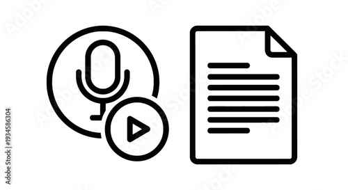 Audio Recording and Document Content Icons for Podcasting, Voice Memos, and Multimedia Information Management