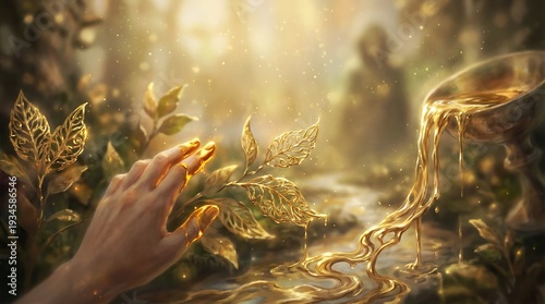 Surreal Midas Turning The Fabric Of Reality Into Gold