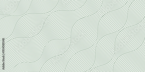 farm green banner, organic abstract background with fields. wavy green lines, natural organic products. vector ilustration