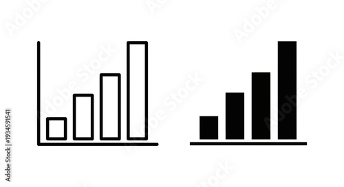 A graphic designer analyzing bar charts and graphs on a computer screen in a modern office