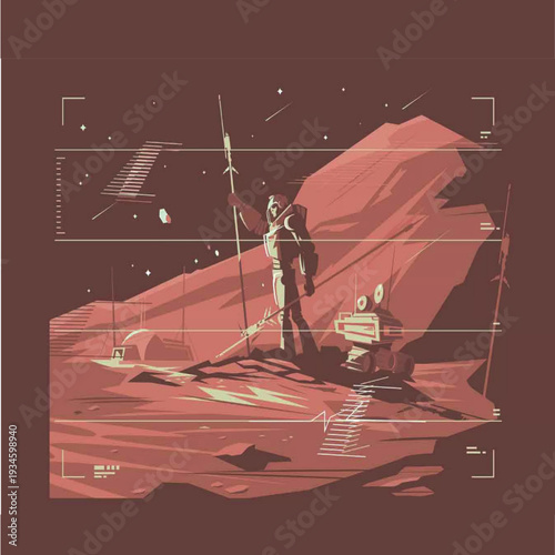 Human Life on Surface of Planet Mars