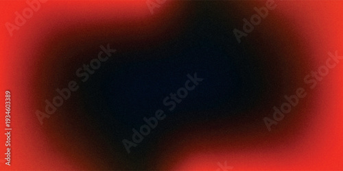 Fiery red brown burnt orange copper black abstract background. Geometric shape. Color gradient. 3d effect. Noise rough grungy grain. Neon light metallic. Design. Template. Web banner. Wide. Panoramic.