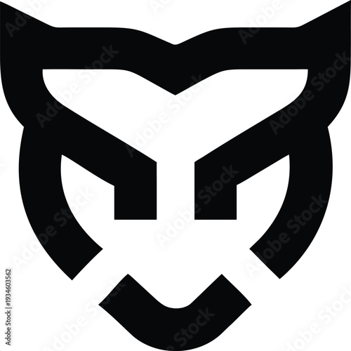 roaring tiger head mascot logo design