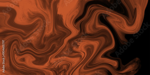 Abstract liquid wave background texture. Abstract Modern Natural orange and black marble texture. Stone ceramic art wall interiors backdrop design Ideal for web, advertisement, prints, wallpapers.