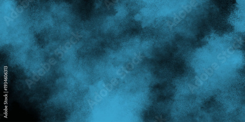 Abstract watercolor background with splashes. abstract cloud and vapor texture background. Teal color powder explosion. Dark blue painted smoky textured teal color powder explosion. 