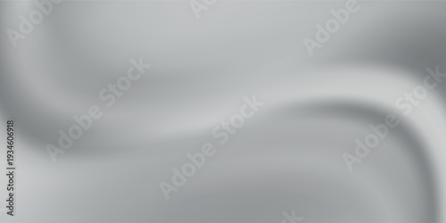 Silver foil background with metal mirror texture. Chrome gradient surface with light like could abstract eps 10