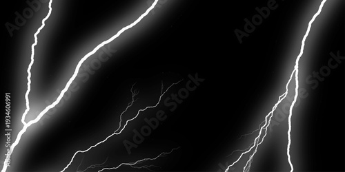 Luxury line art background vector. Minimalist modern contour drawing. Black, gray marble seamless glitter Intricate lightning bolt frame, sharp edges, glowing electric white on black, background, 