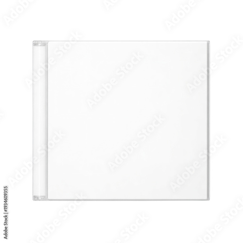 Minimalist Blank CD Case for Design Use