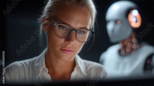 Agentic AGI concept and AI safety alignment, emergent intelligence future technology