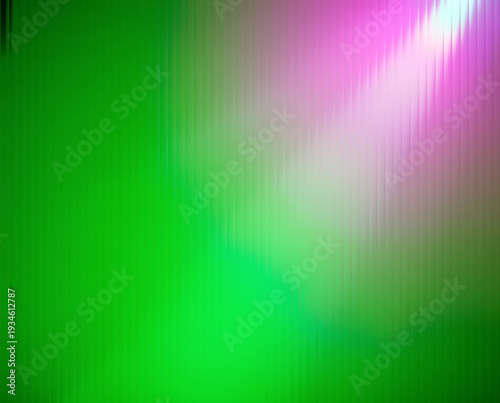 Vibrant green and pink gradient abstract background with dynamic light