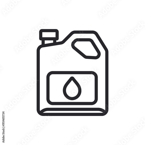 mechine oil  icons  outline and Flat Style,transparent background