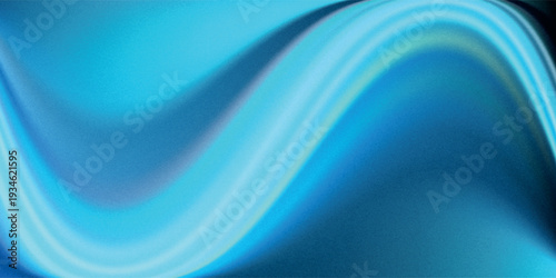 Blue waves with a fresh aroma. Waves showing a stream of clean fresh air. Vector illustration.