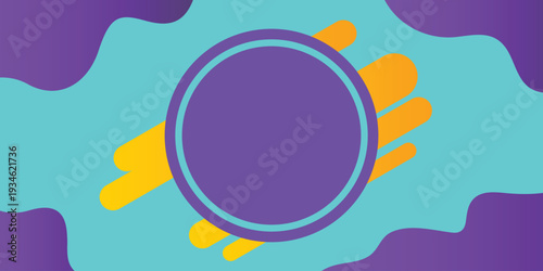 Circle gradient backgrounds and fluid shapes. Business banner and presentation templates. Advertisement and annual report cover