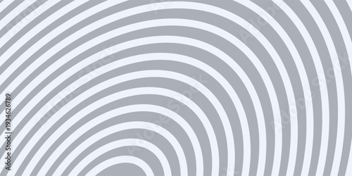 3D white wavy background for business presentation. Abstract circular elegant pattern. Minimalist empty striped blank BG. Halftone monochrome cover with modern digital minimal color.