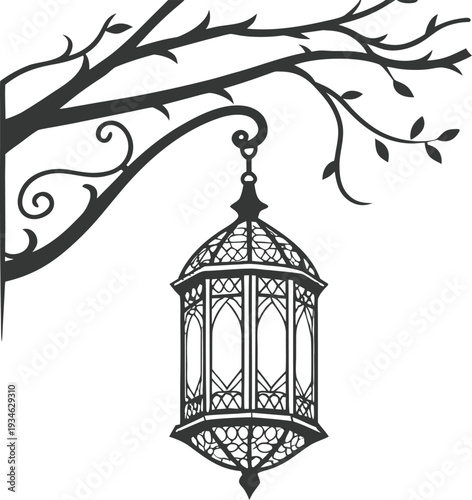 Islamic Lantern Fanous Silhouette