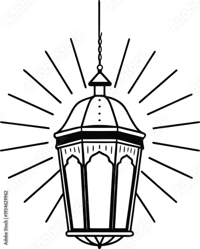 Islamic Lantern Fanous Silhouette