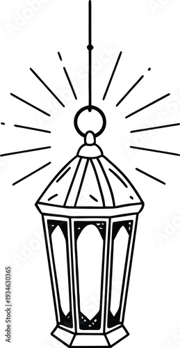 Islamic Lantern Fanous Silhouette