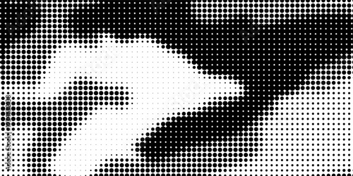 Abstract halftone camo seamless texture. Camouflage seamless dotted pattern. Stained camo halftone background. Abstract military endless texture for army and hunting textile print.