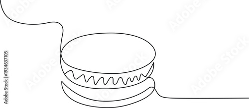 A detailed illustration of a mechanical spring mechanism with a cylinder on top Vector